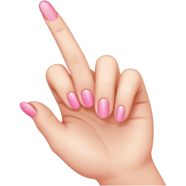 pink middle finger  emoji