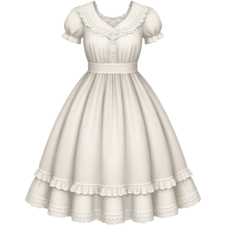 cottagecore dress emoji