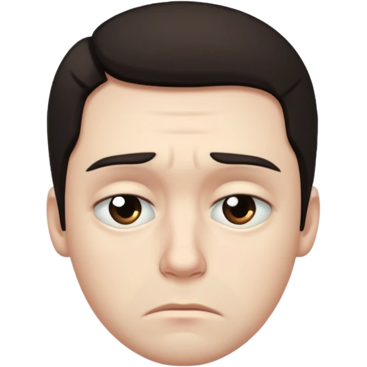 The sad man emoji
