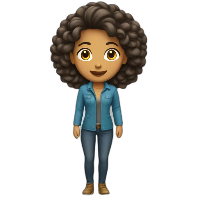 Mujer de pelo colorado emoji