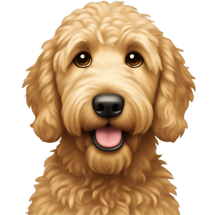 Golden doodle emoji