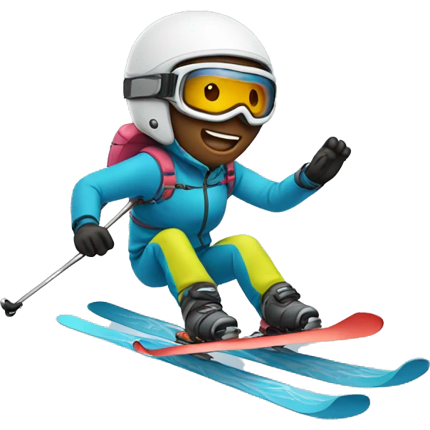 skiing  emoji