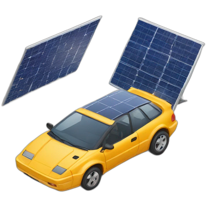 carrinho movido a placa solar emoji