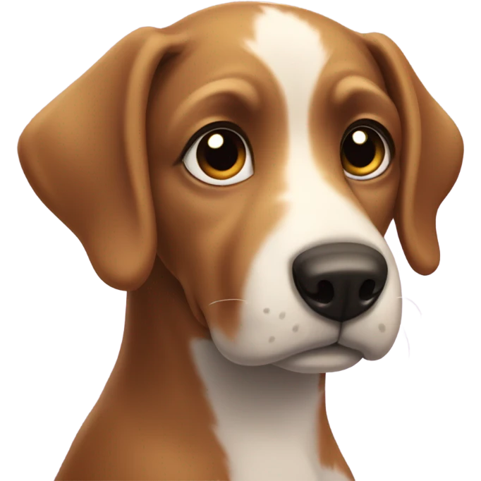 Dog with heart eyes emoji