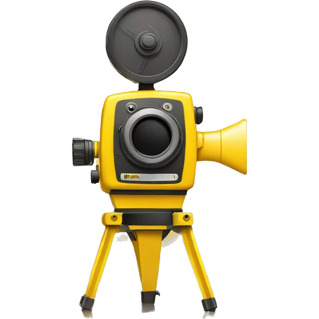 yellow movie camera emoji