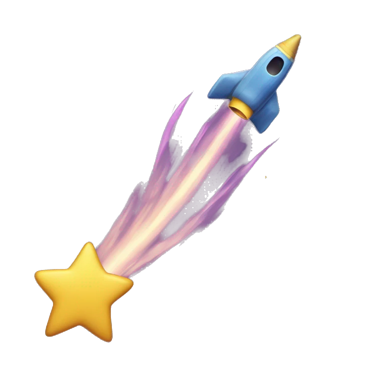 shooting star emoji