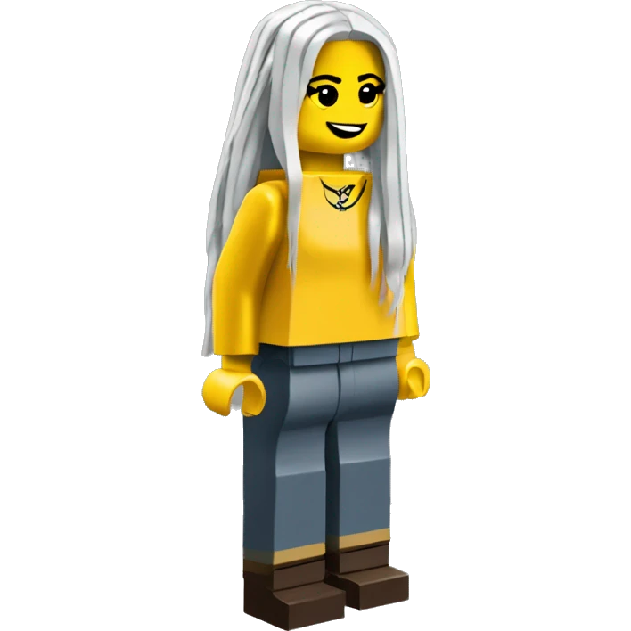 BILLIE EILISH lego full body emoji