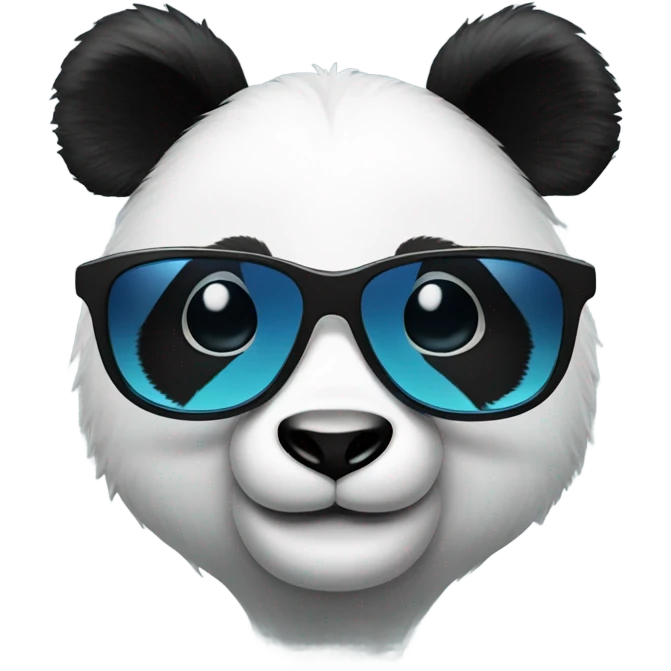 Panda with sunglasses emoji