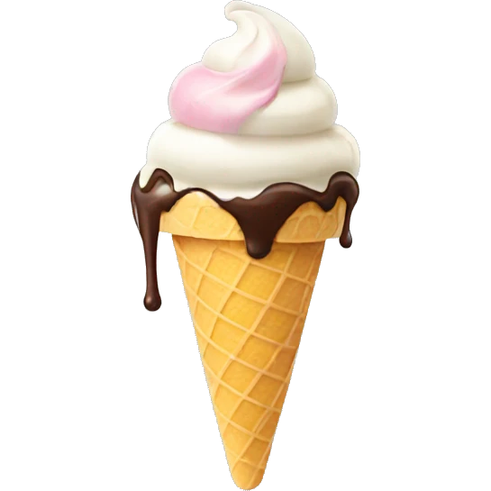  eating ice cream emoji