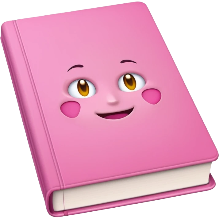 pink book emoji