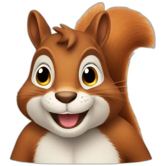 squirrel mischievous emoji