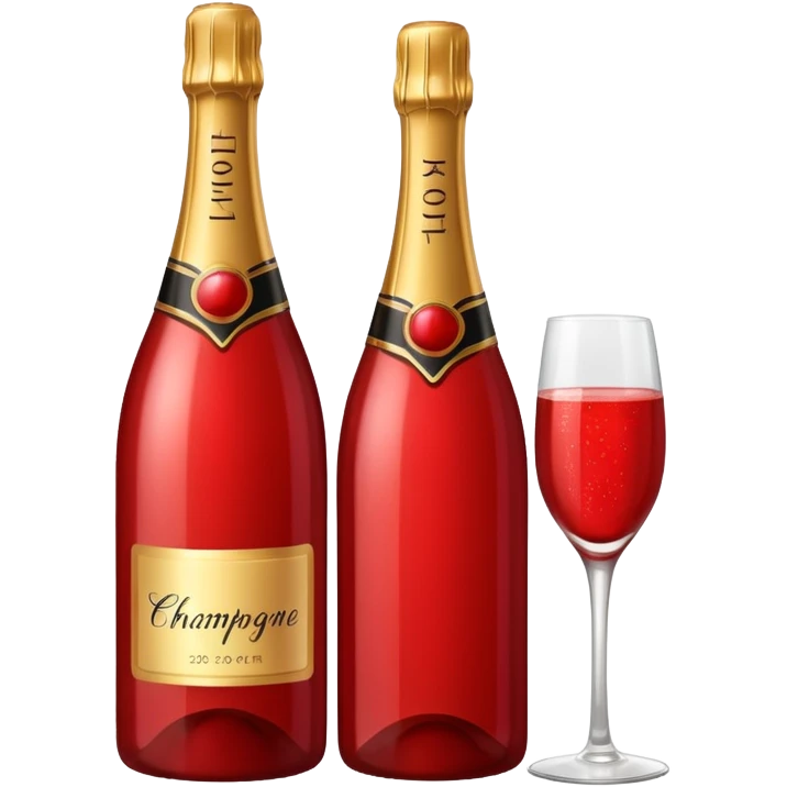 botle champgne RED emoji