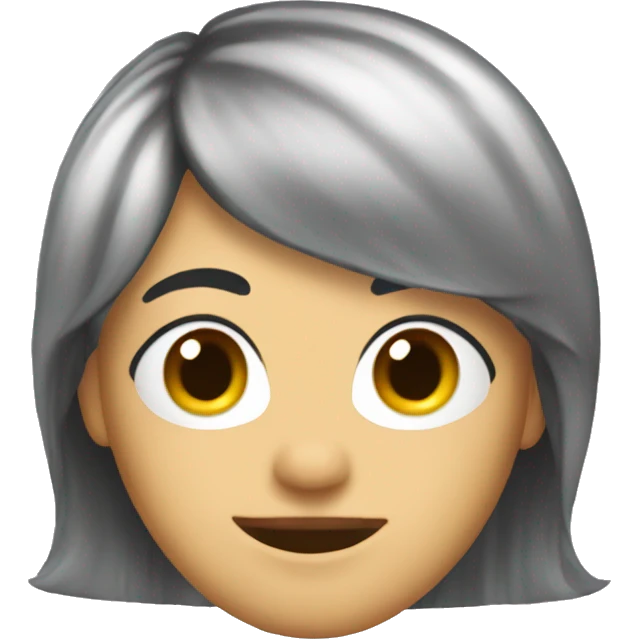 Rara con peluca emoji