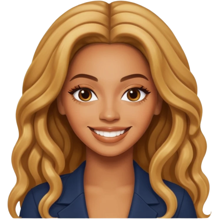 Beyonce just her face emoji