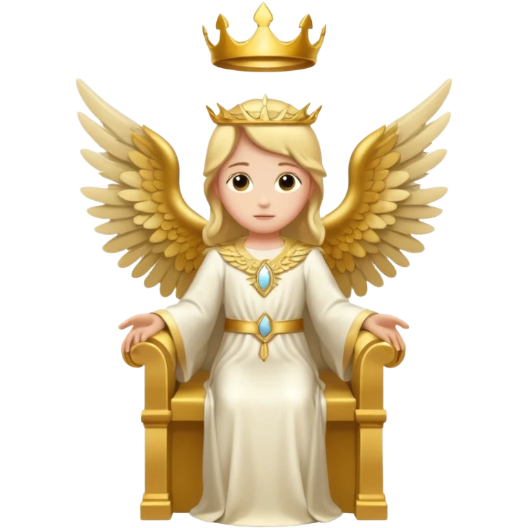 Throne, Angel. no human emoji