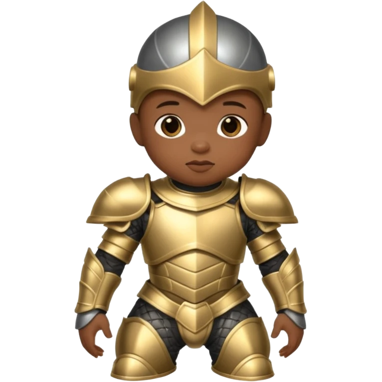 black baby armored emoji