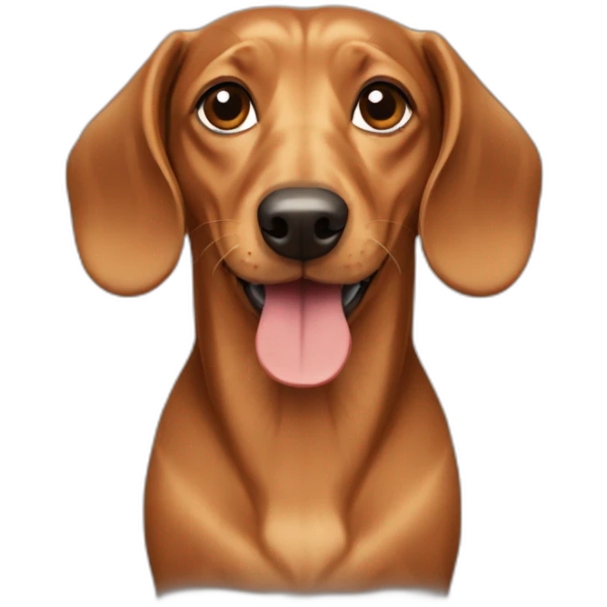 Light Brown Dachshund emoji