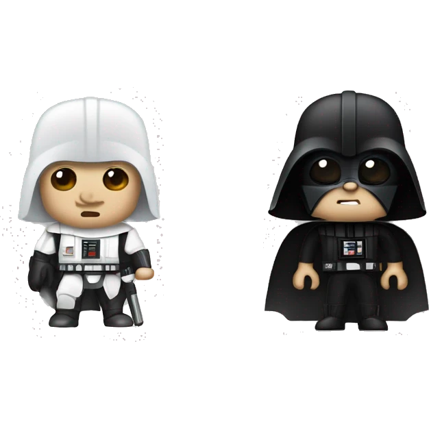 Luke Skywalker vs Vador emoji