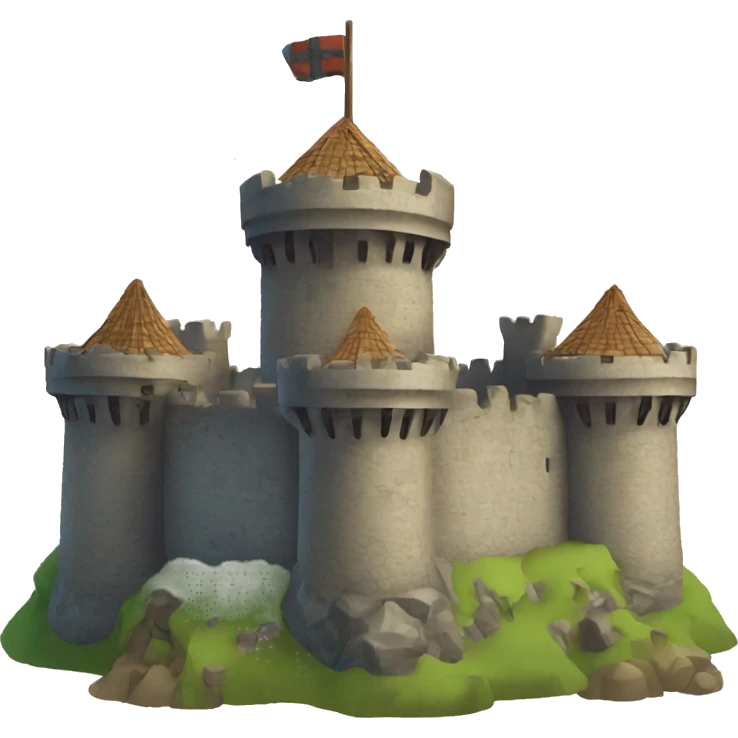 Medieval Viking castle emoji