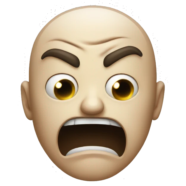 Disturbed face  emoji