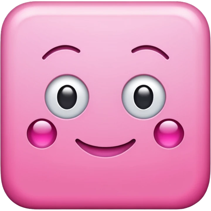 rectangulo liso en color rosado emoji