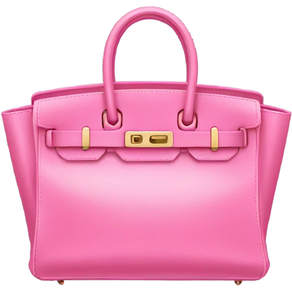 Pink birkin bag emoji
