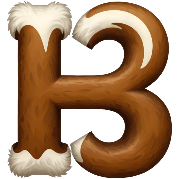 Make furry letters that say 26 emoji