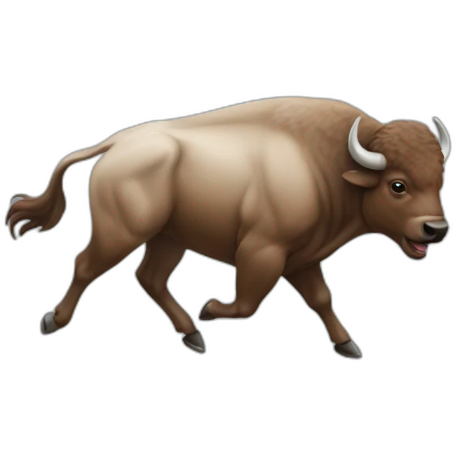 Racing Buffalo emoji