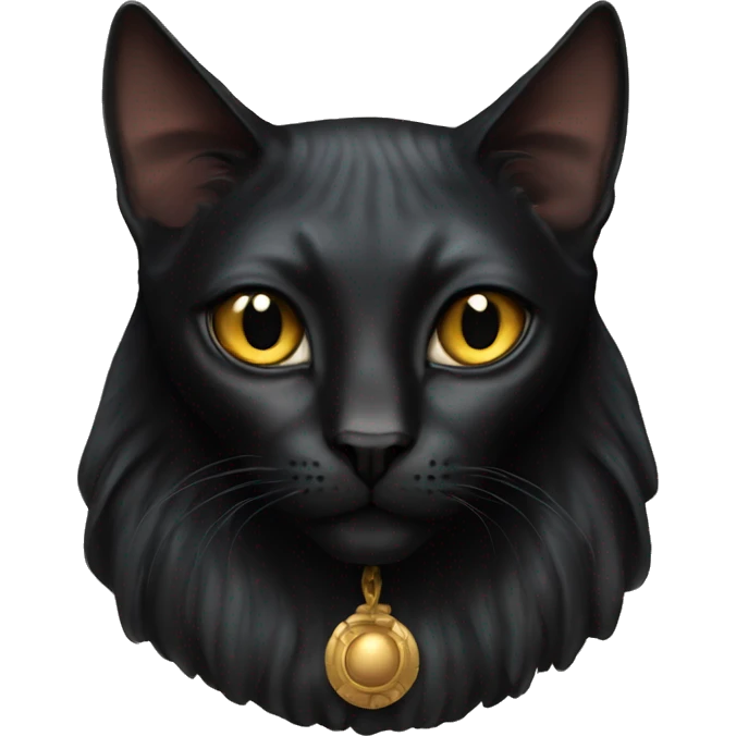 black cat sphinx emoji