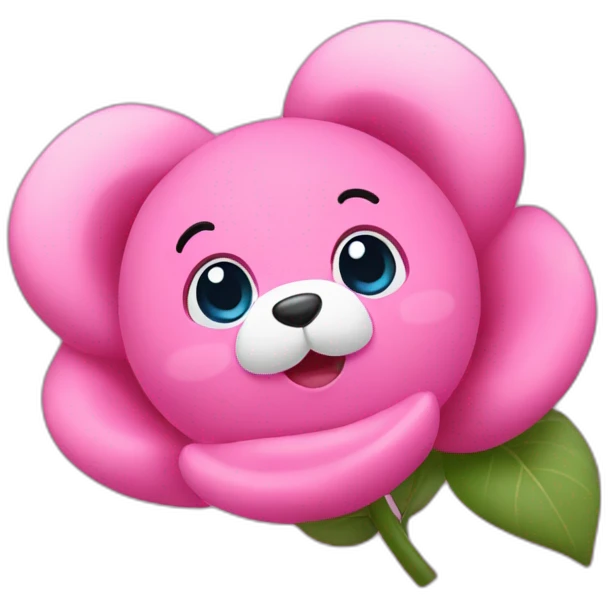Bisounours rose emoji