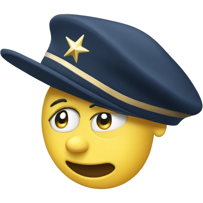 Eurostar train with a hat emoji