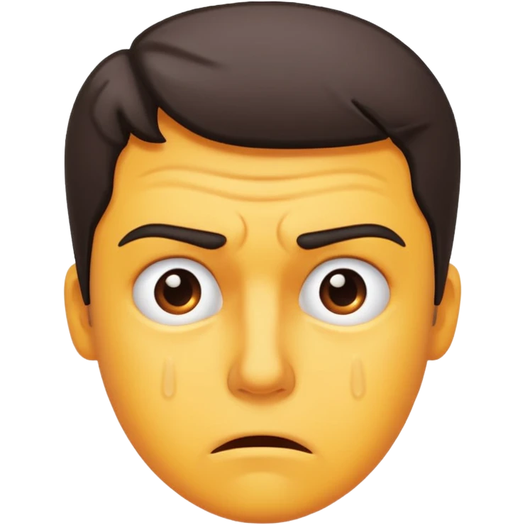 Stressed out emoji