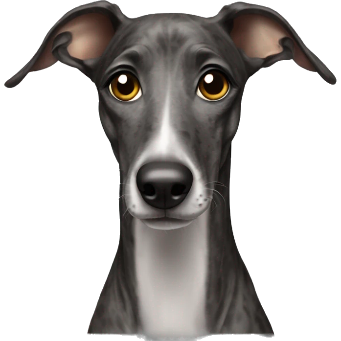 Galgo with brindle hair  emoji