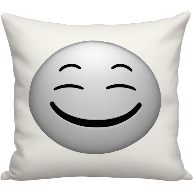 Smile face with pillow emoji