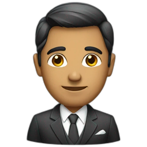 indian in suit emoji