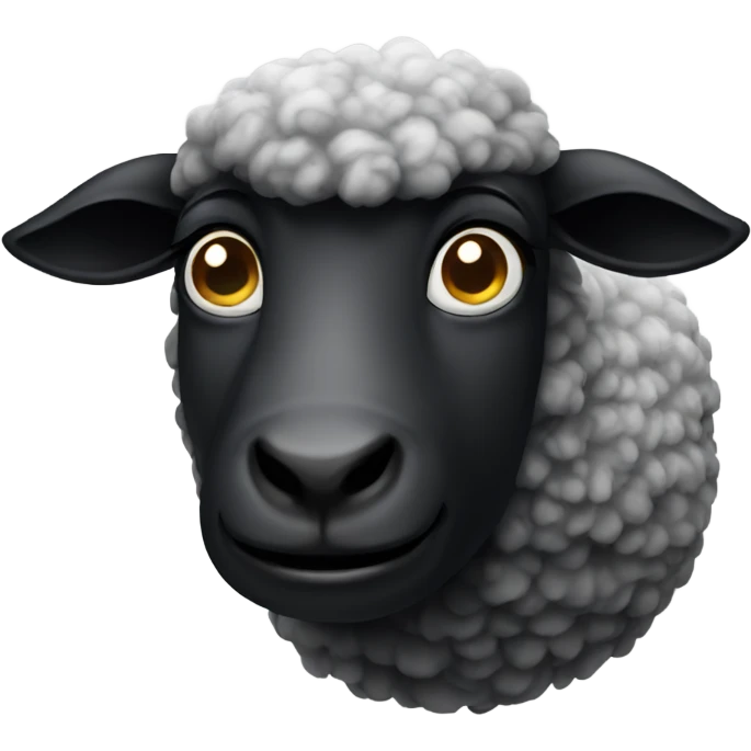 Black sheep emoji