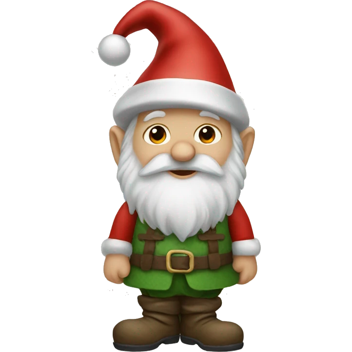 Christmas gnome emoji