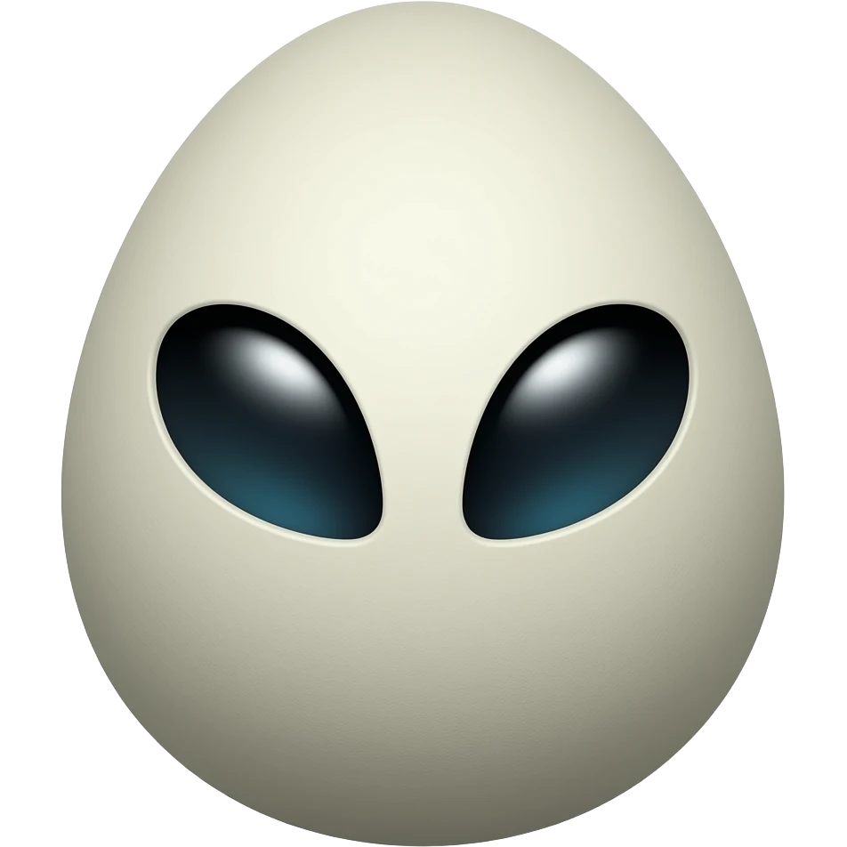 👽 egg emoji