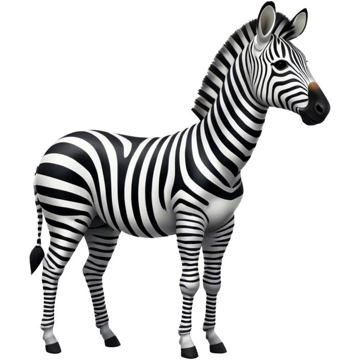 A zebra emoji