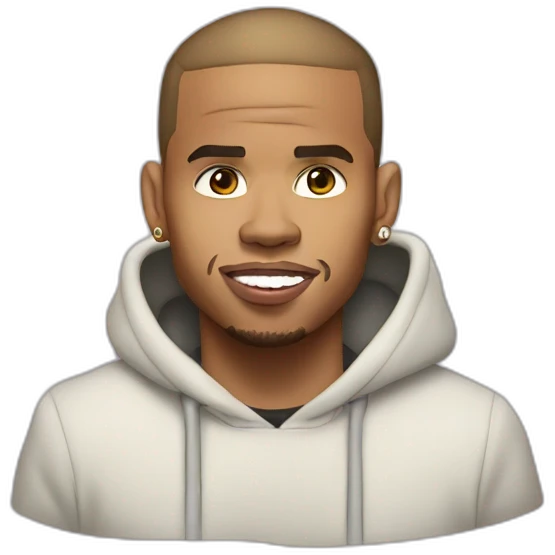 chris brown emoji