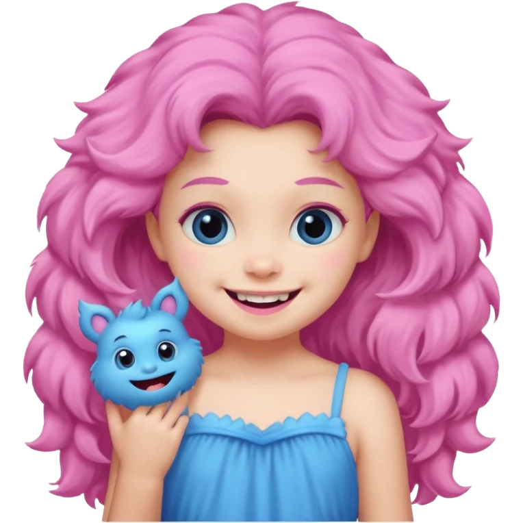 Sullivan monster with small girl emoji