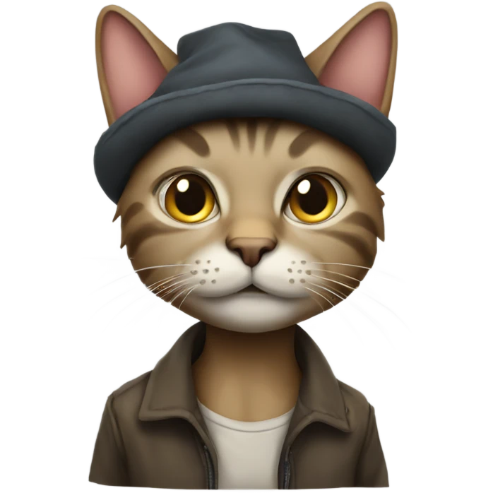 Cat hobo emoji