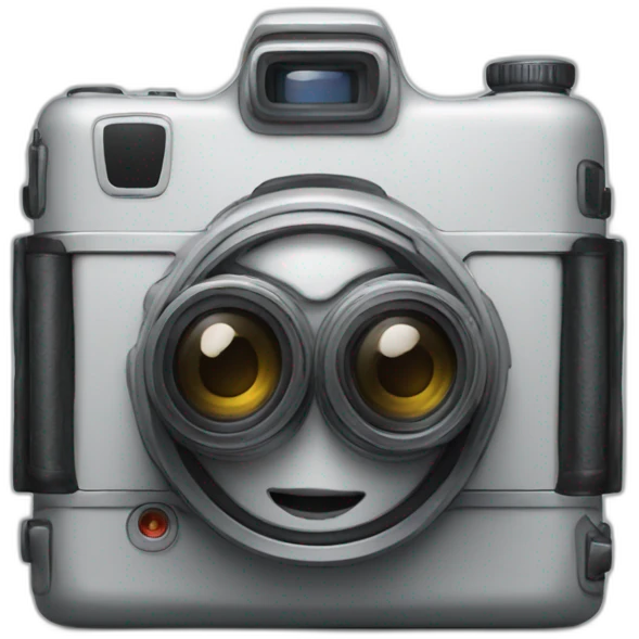 Brainy camera emoji