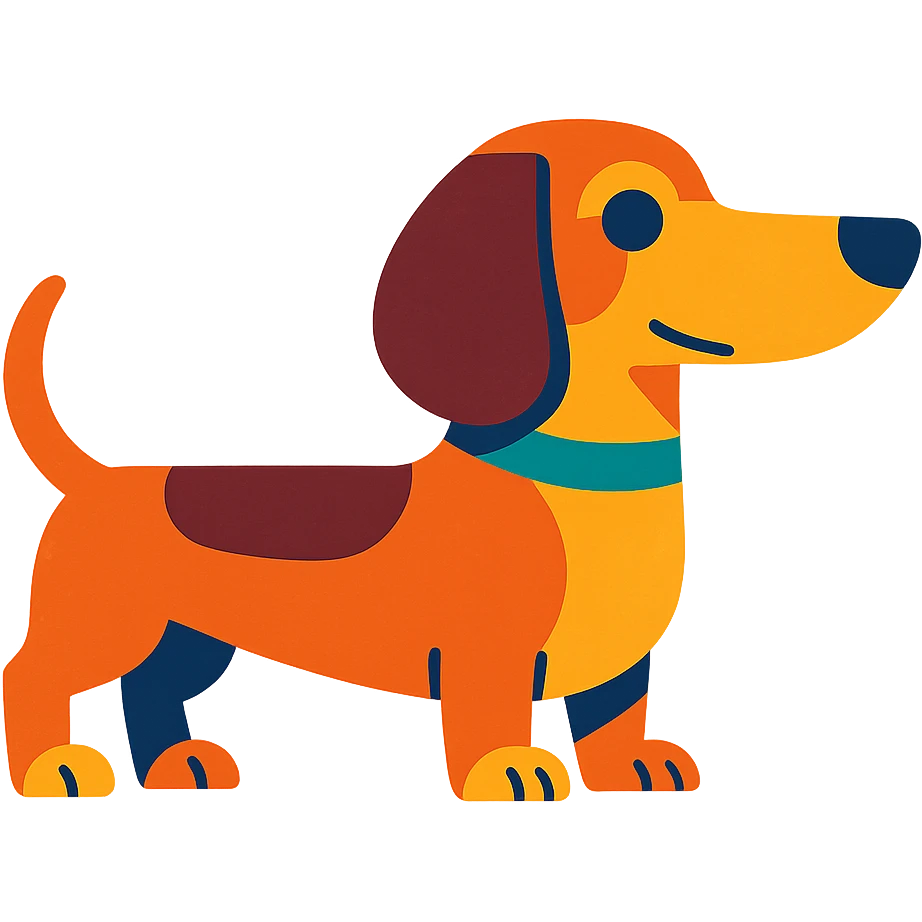 perro salchicha emoji
