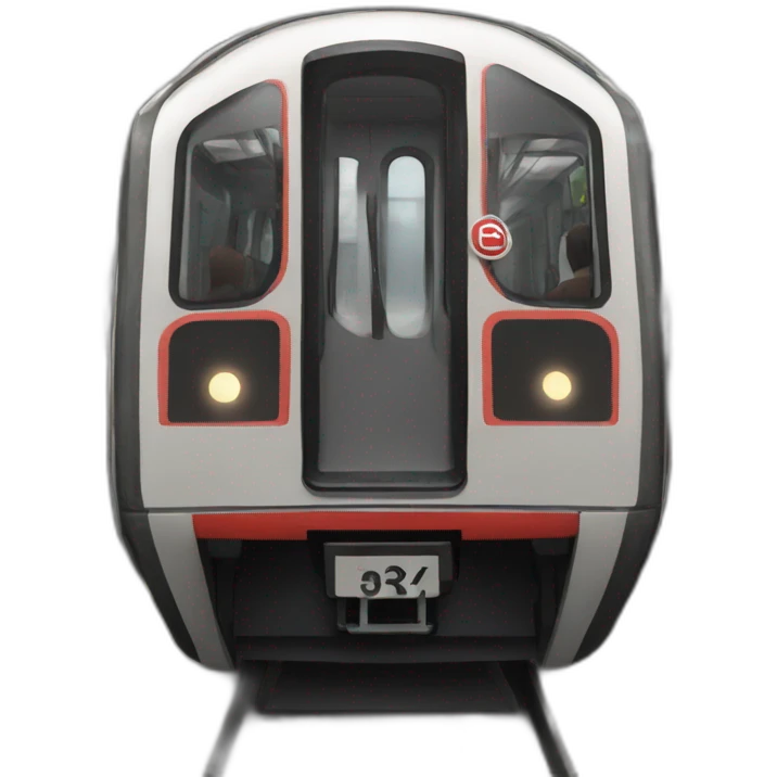 London tube train emoji