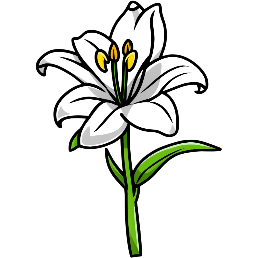 lily flower emoji