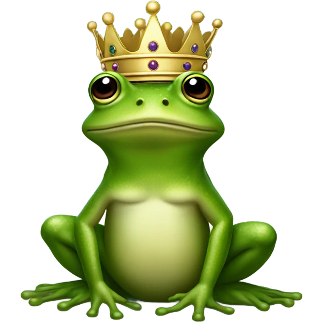 prince frog emoji