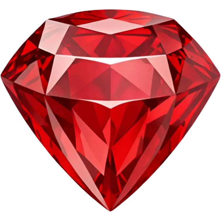 Red diamond carved on its front "RED" emoji