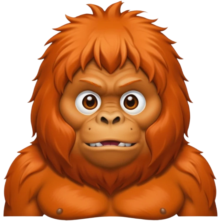fat orangutan emoji