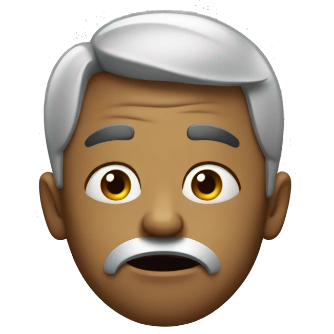 dissapointed with sad look emoji